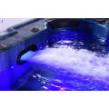 Outdoor Hydro Water Massage SPA Hot Tub with 2 Loungers